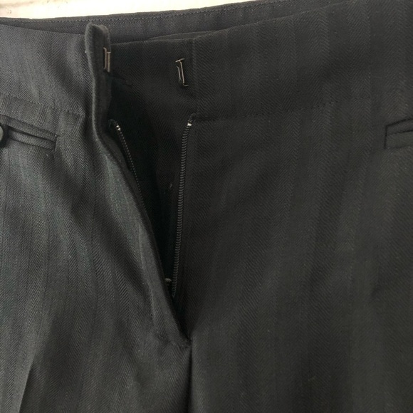 BCBGMaxazria Black Striped Slack Work Pants - Picture 5 of 7